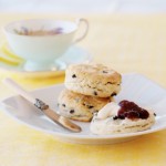 Tea time, with scones, clotted cream and jam