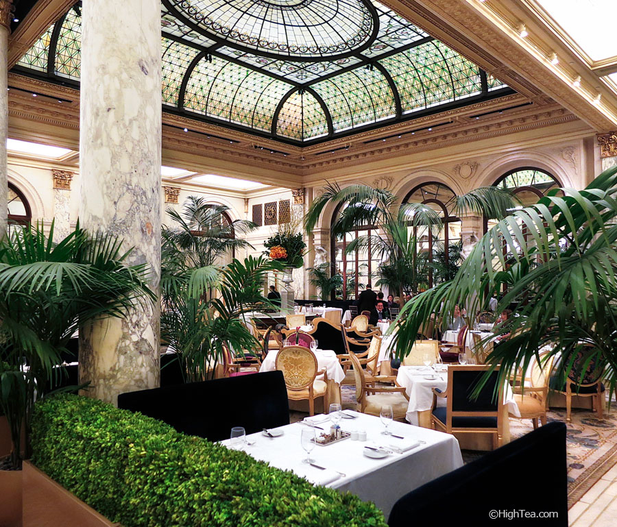 Palm Court at The Plaza Hotel in New York for Afternoon Tea