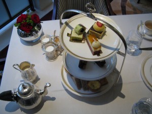 Table Setting for Afternoon Tea at The Lanesborough Hotel, London (image credit HighTea.com)