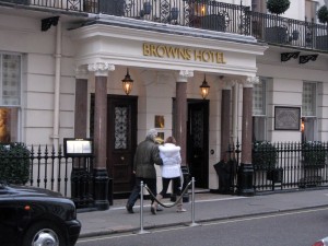 Brown's Hotel Entrance, London ©HighTea.com