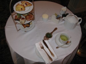 Table Setting for Afternoon Tea at The Waldorf Astoria (image credit: HighTea.com)