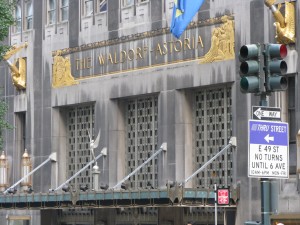 Waldorf Astoria's Park Ave Entrance (image credit: HighTea.com)