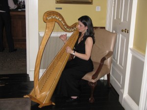 Harpist at Merrion Hotel Afternoon Tea © HighTea.com