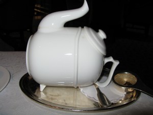 Teapot Steeping On Its Side image©HIghTea.com