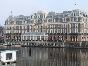 Amstel InterContinental Hotel exterior Amsterdam Netherlands Amstel River