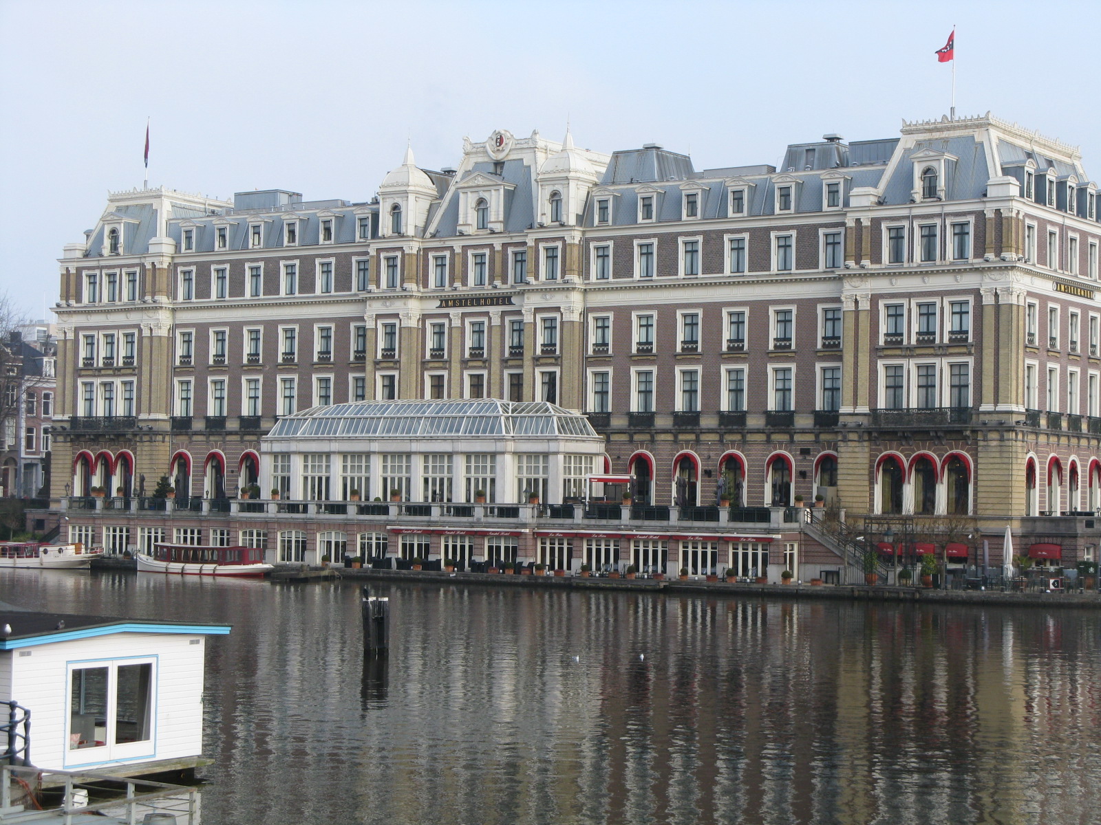 Amstel InterContinental Hotel Exterior Amsterdam Netherlands Amstel River 