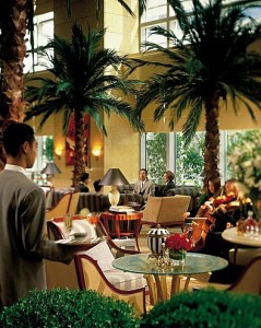 Afternoon Tea Four Seasons Hotel Lobby Lounge Shanghai China