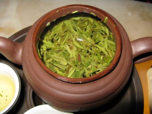 Long Jing Green tea Portman Ritz Carlton Shanghai China Afternoon Tea