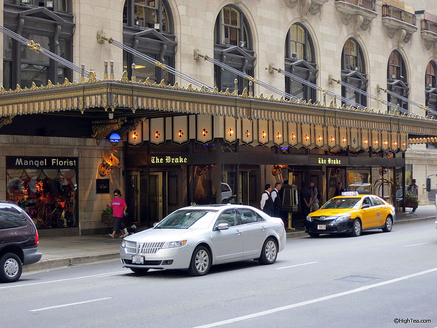 The Drake Hotel's Entrance on E. Walton Pl. Chicago