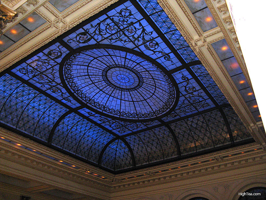 Laylight or lay light ceiling Plaza Hotel New York City Palm Court