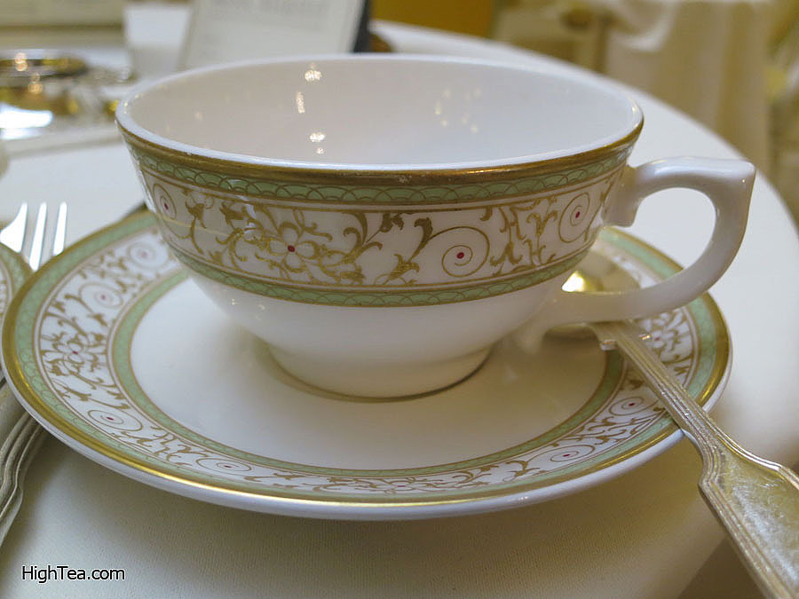 Afternoon Tea Cup in The Palm Court of The Ritz London