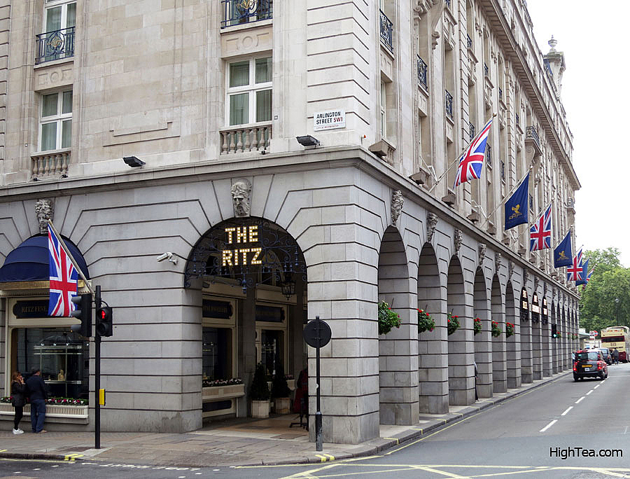Exterior Facade of The London Ritz Hotel from Piccadilly