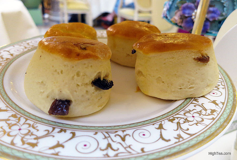 Raisin Scones at The London Ritz Afternoon Tea in the Palm Court