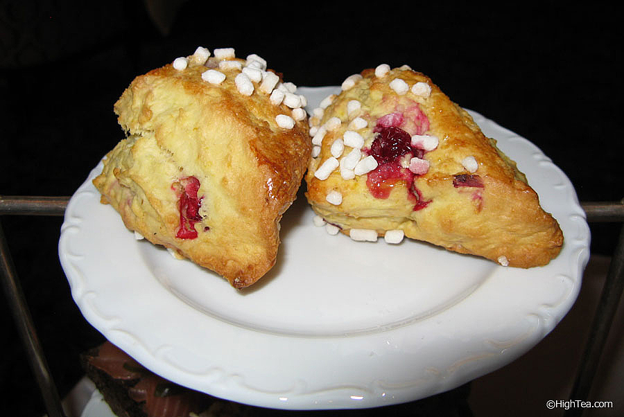 Buttermilk currant scones Waldorf Astoria New York Afternoon Tea