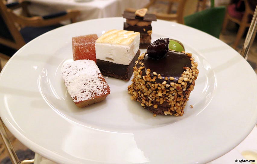 sweets and pastries for afternoon tea in The Plaza Hotel New York high tea