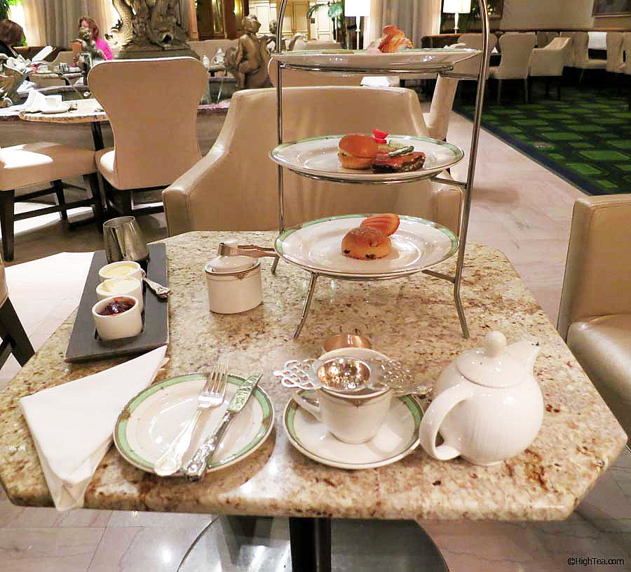 Table Setting for Afternoon Tea at The Drake Hotel Chicago