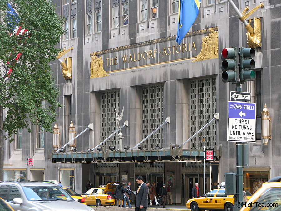 Waldorf Astoria Hotel New York City Entrance from Park Ave
