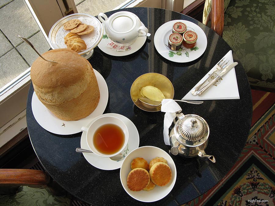 Tea Table Setting Afternoon Tea Amstel Hotel Amsterdam Netherlands