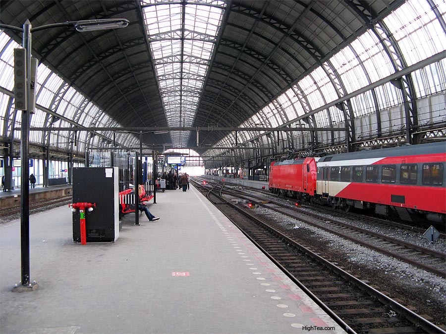 Centraal Train Station Interior Amsterdam Netherlands