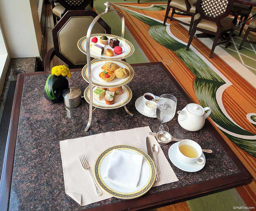 Peninsula Chicago Table Setting for Afternoon Tea