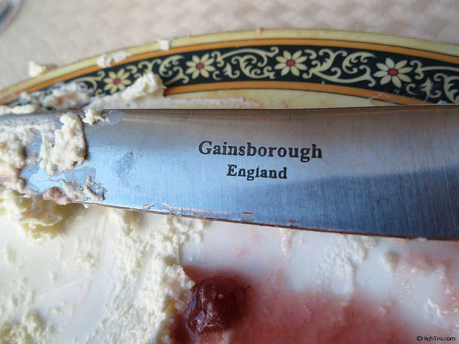 A Gainsborough knife for afternoon tea The Peninsula Hotel Chicago