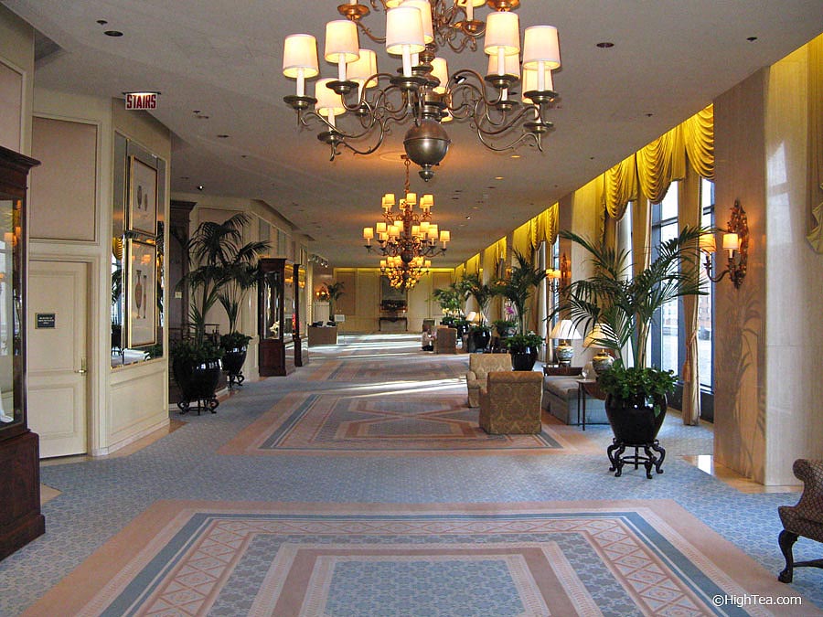Lobby hallway Ritz Carlton Chicago Hotel 12th floor