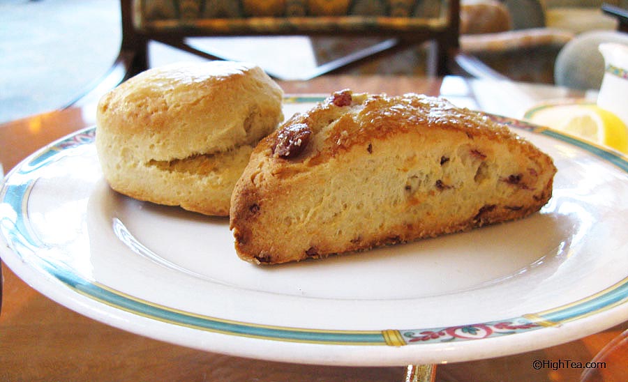 Scones for afternoon tea at The Ritz Carlton Chicago Hotel