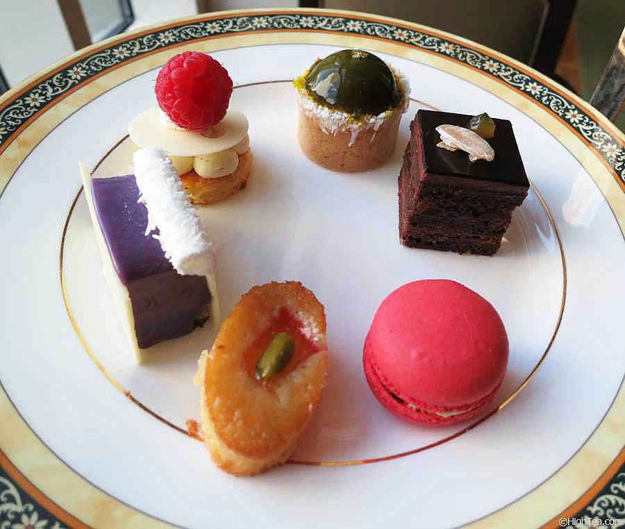 Sweets, pastries and cakes for afternoon tea at Peninsula Hotel Chicago