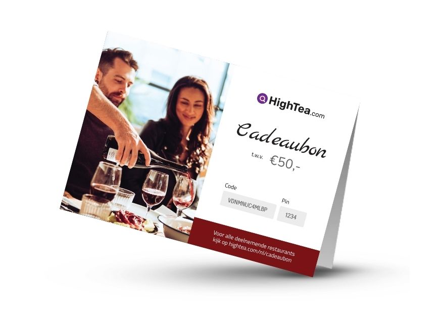cadeaubon voor een high wine