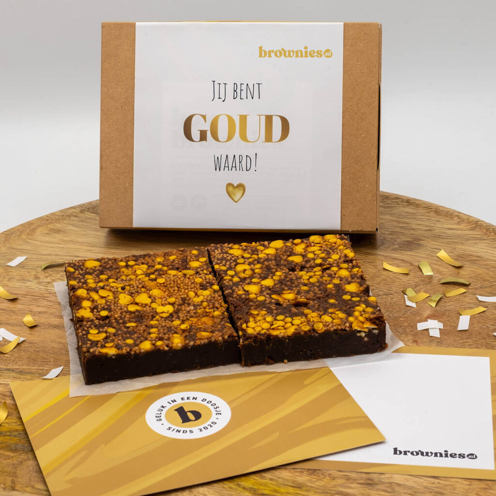 goud waard brownie box